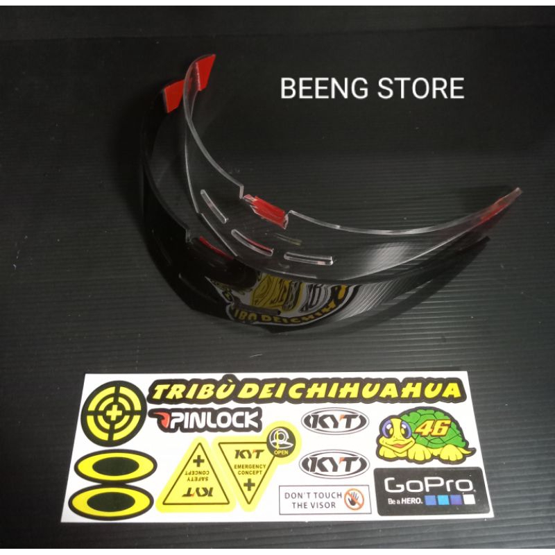 SPOILER HELM KYT 2VISION + STIKER