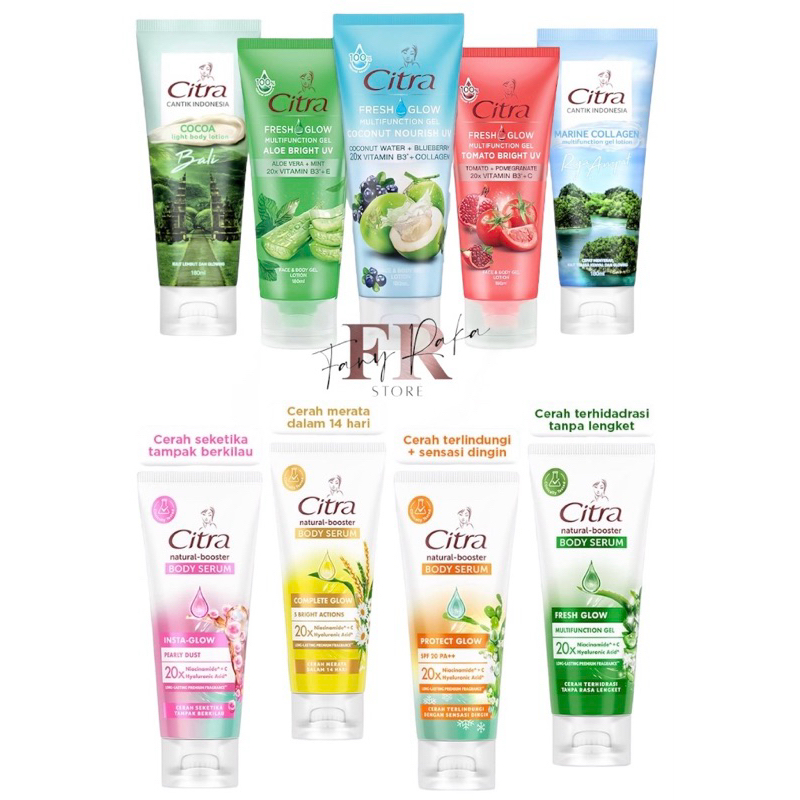 CITRA Multifunction Gel UV Body Serum Fresh Glow - Insta Glow - Protect Glow - Complete Glow - Cocon