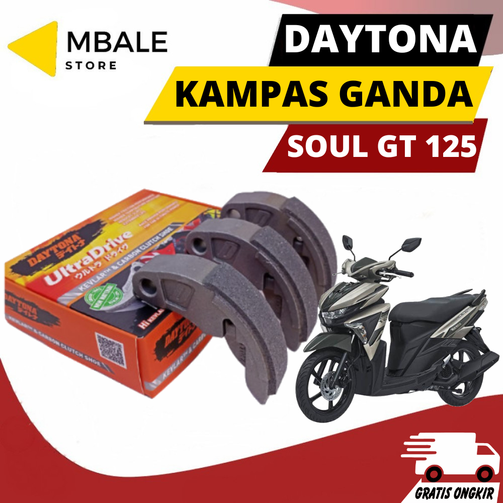 Kampas Ganda Daytona Original Soul GT 125 Kode 4631