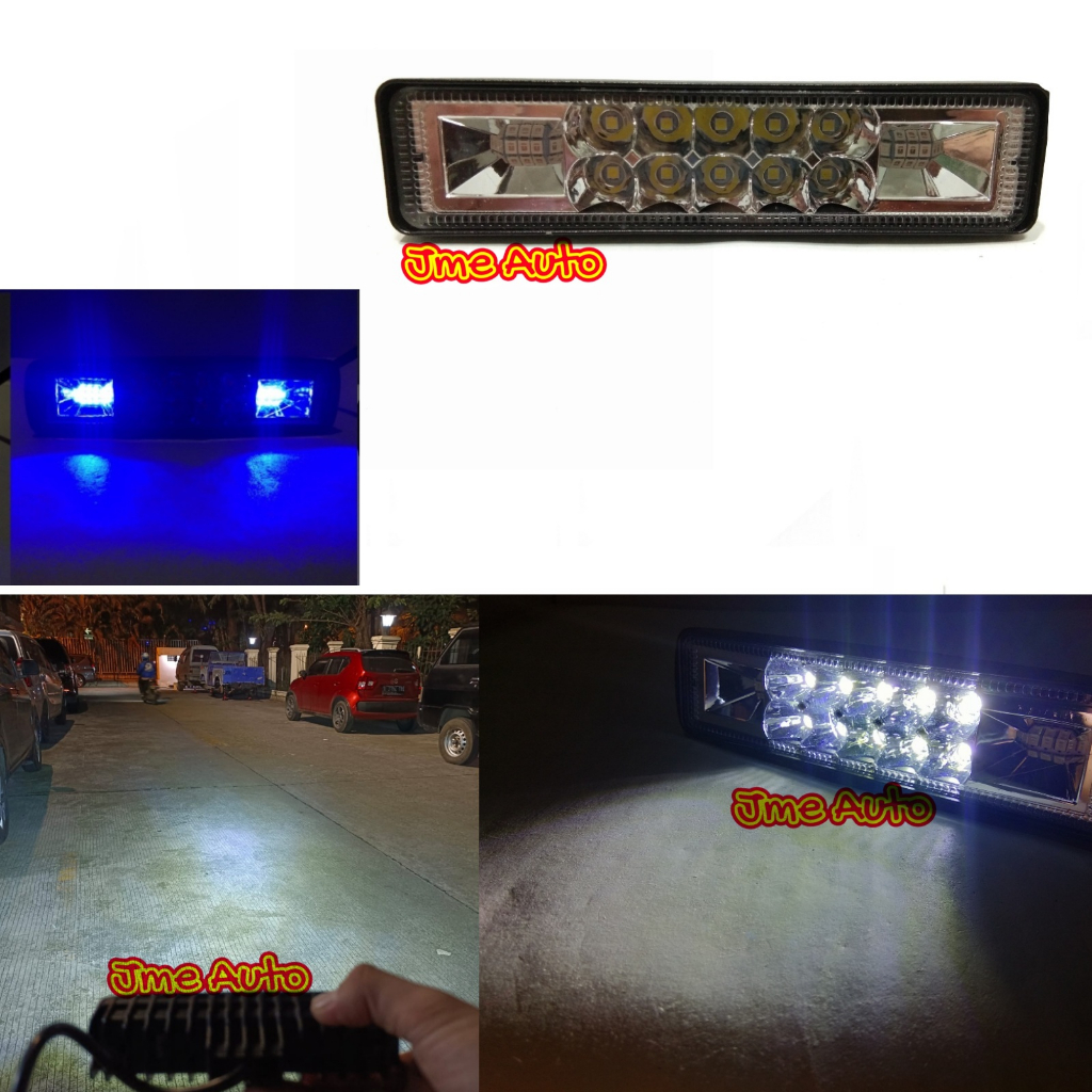 Lampu Tembak Sorot Led 10 Mata Cahaya Putih Lampu Variasi Motor Mobil