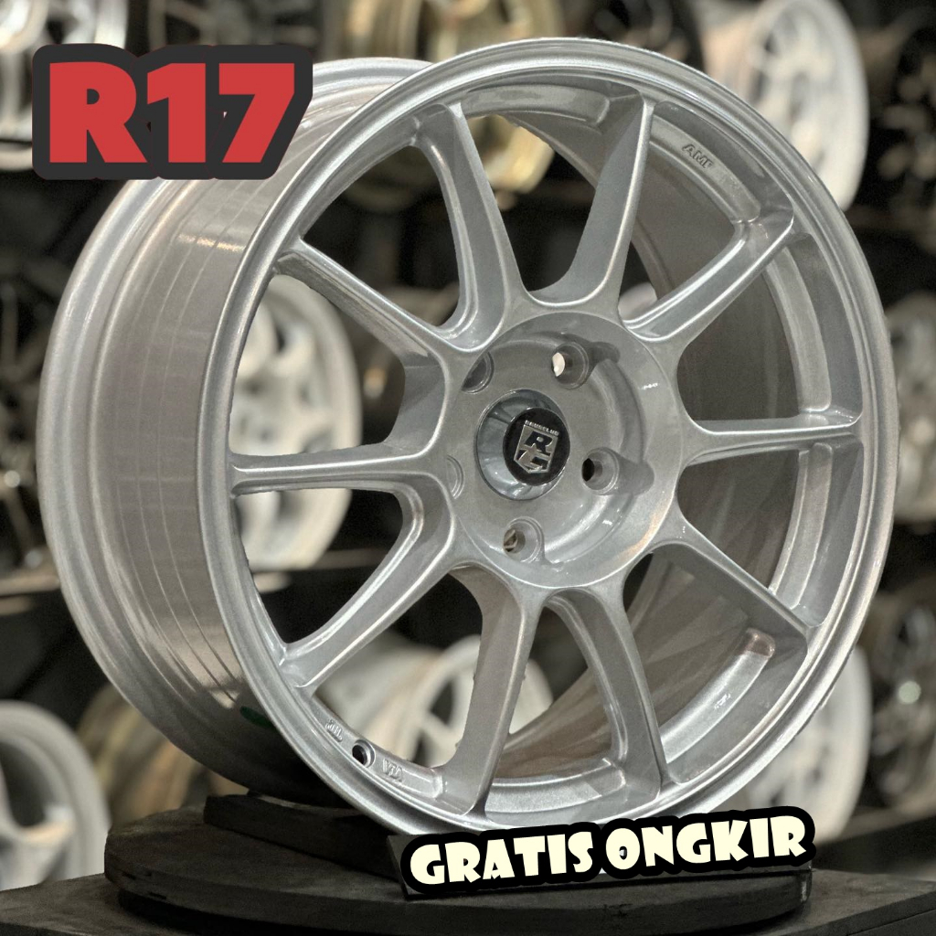 velg WEDSSPORT TC105N Ring 17 Lebar 8 ET 38 Pcd 5x114,3 R17 velg mobil innova.civic.hrv.xpander