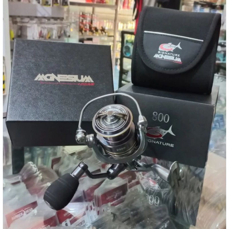 reel spinning gtech magnesium 800pg 2000pg