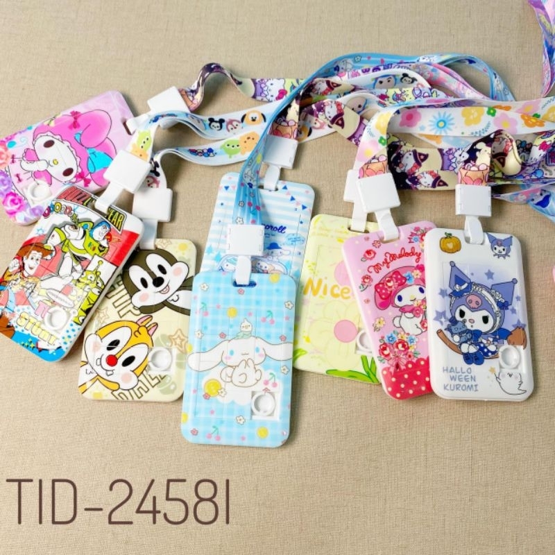 

ID CARD HOLDER - KALUNG HOLDER KARTUN LUCU - TEMPAT KARTU MRT, SEKOLAH, ETC - GANTUNGAN KARTU NAMA MOTIF MIX