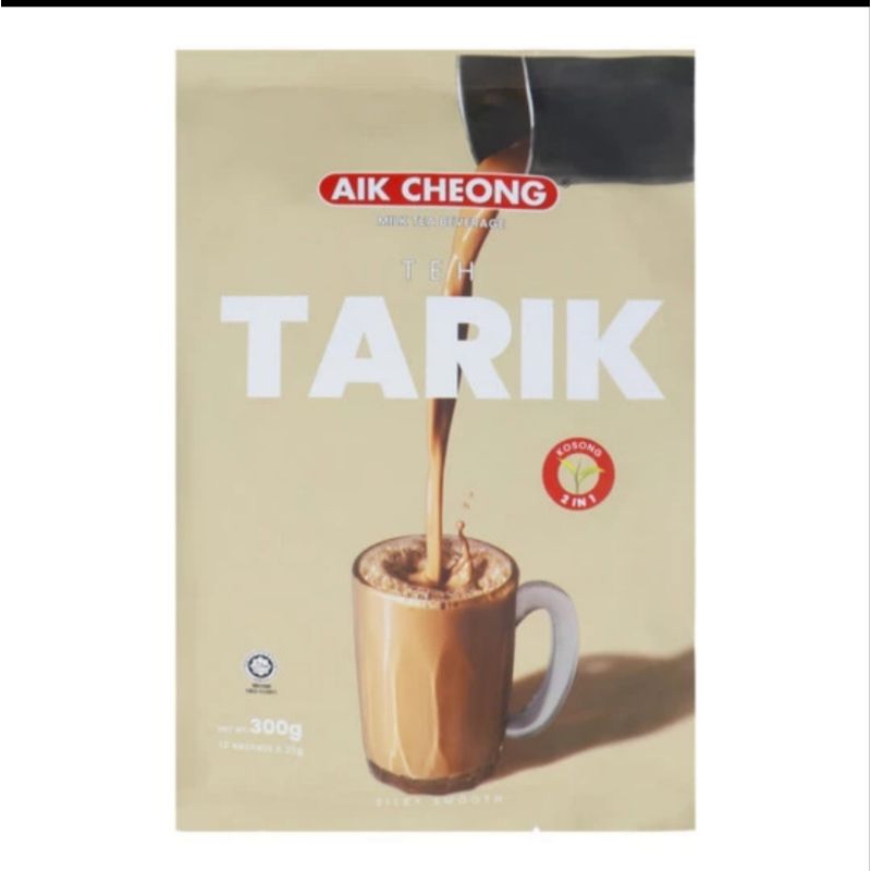 

Aik Cheong Teh Tarik kosong 2in1 atau Teh hijau susu Matcha latte made in Malaysia