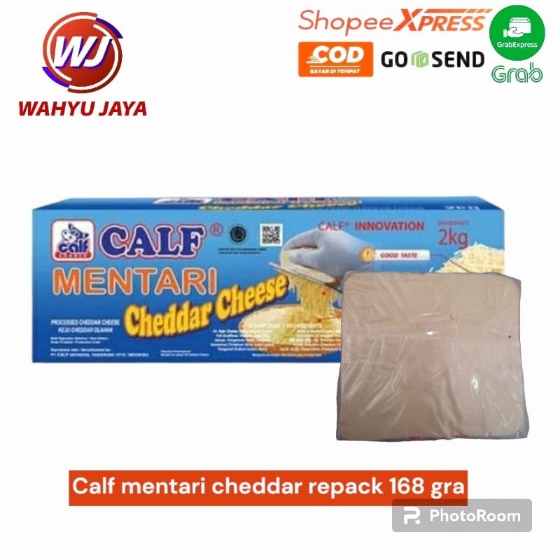 

Calf mentari cheddar repack 168 gram