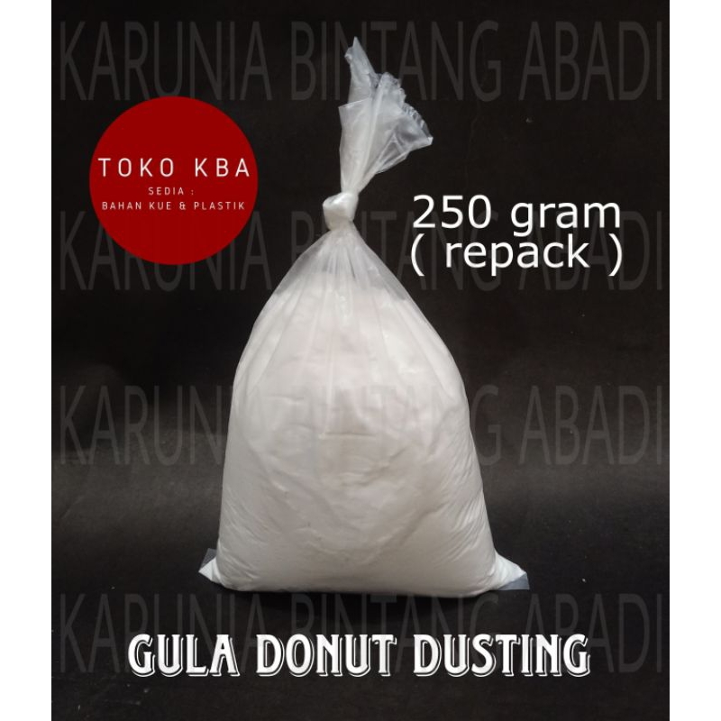 

Gula Dekorasi Donut Dusting Gandum Mas Kencana Powdered Sugar Tabur Halus Repack 250 Gram