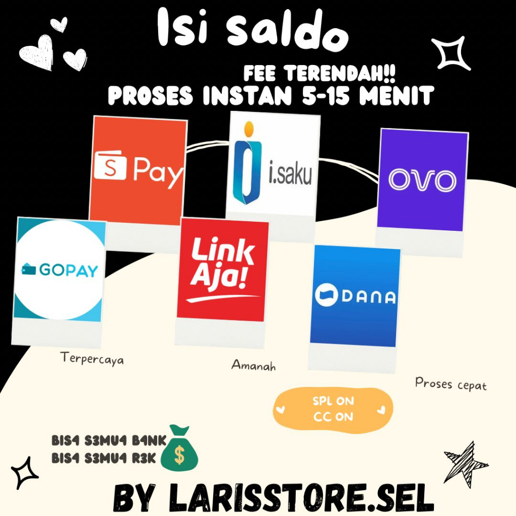 

Sticker / Stiker 3wallet saldo 8 x 12 cm semua bisa