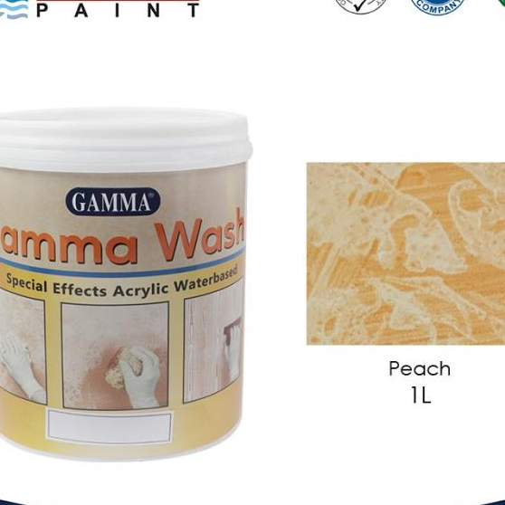 Gamma Wash - PEACH - Cat wash Motif Spesial Efek