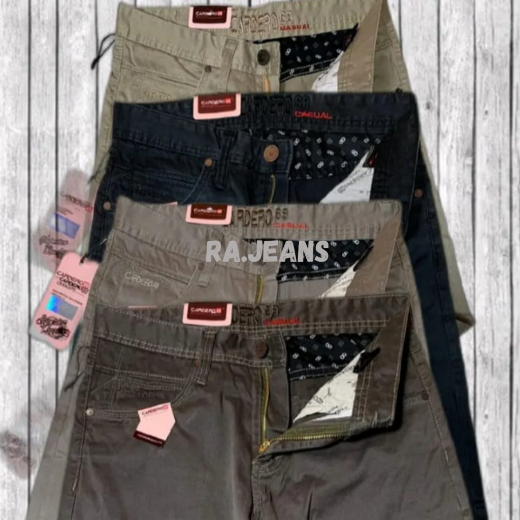 [Exclusive Cardero Kanvas] CELANA KANVAS SULVUR CARDERO 69 SPORTY SELVED REGULER POLOS BORDIR NYAMAN