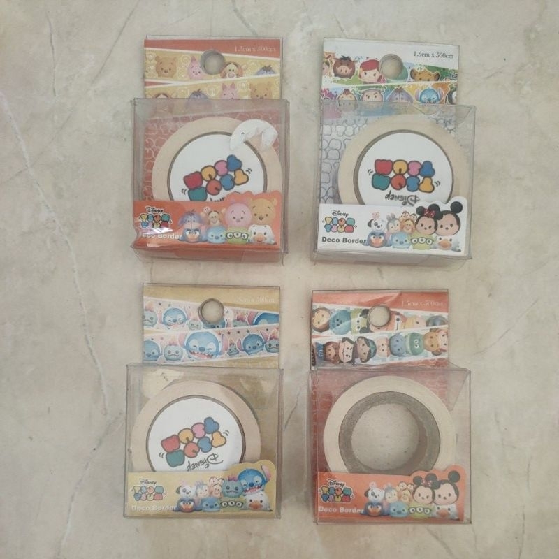 

Masking tape selotip Disney tsum tsum Mickey Minnie mouse princess stitch deco border