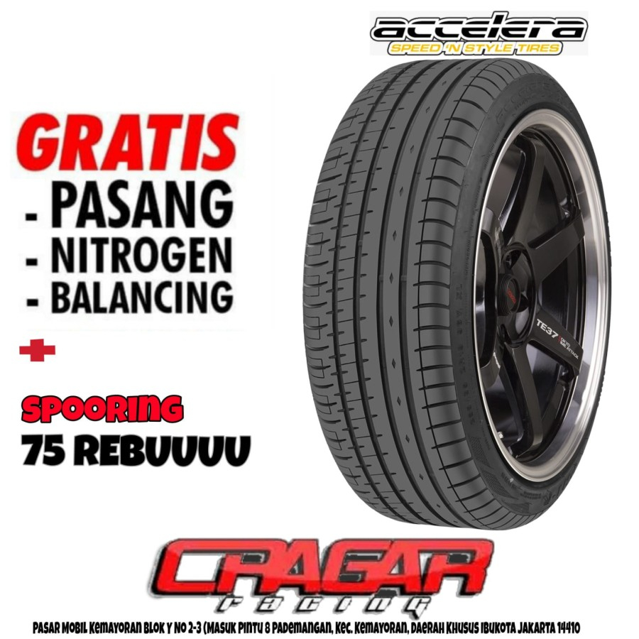 ACCELERA PHI jual ban ring 18 205 45 R18