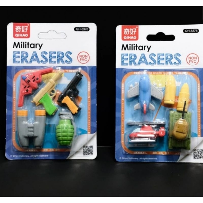 

Penghapus Bentuk Alat Militer / Penghapus Miniatur Military QH-8378