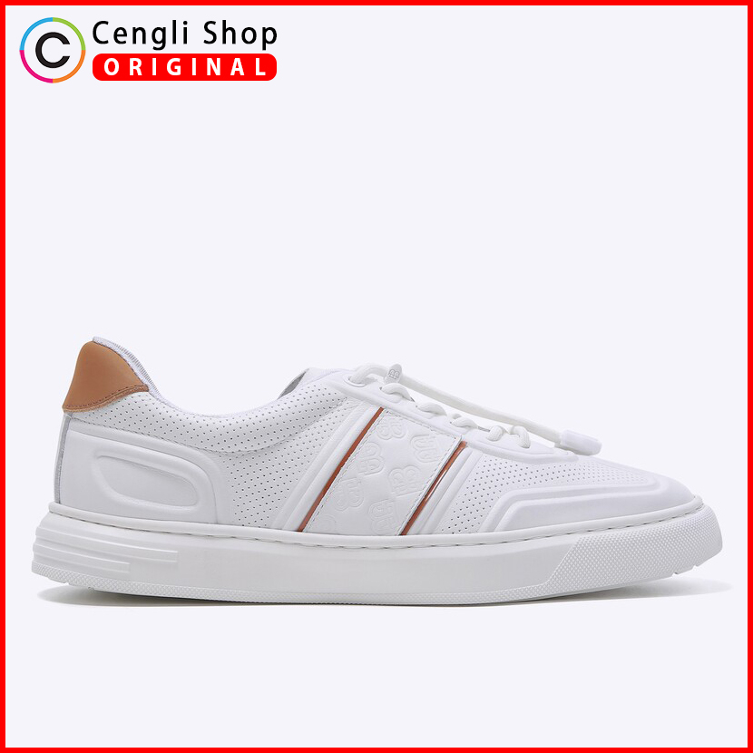 EM65 SEPATU EVERBEST SNEAKER PRIA ORIGINAL SNEAKERS KETS KULIT ASLI ORI PUTIH