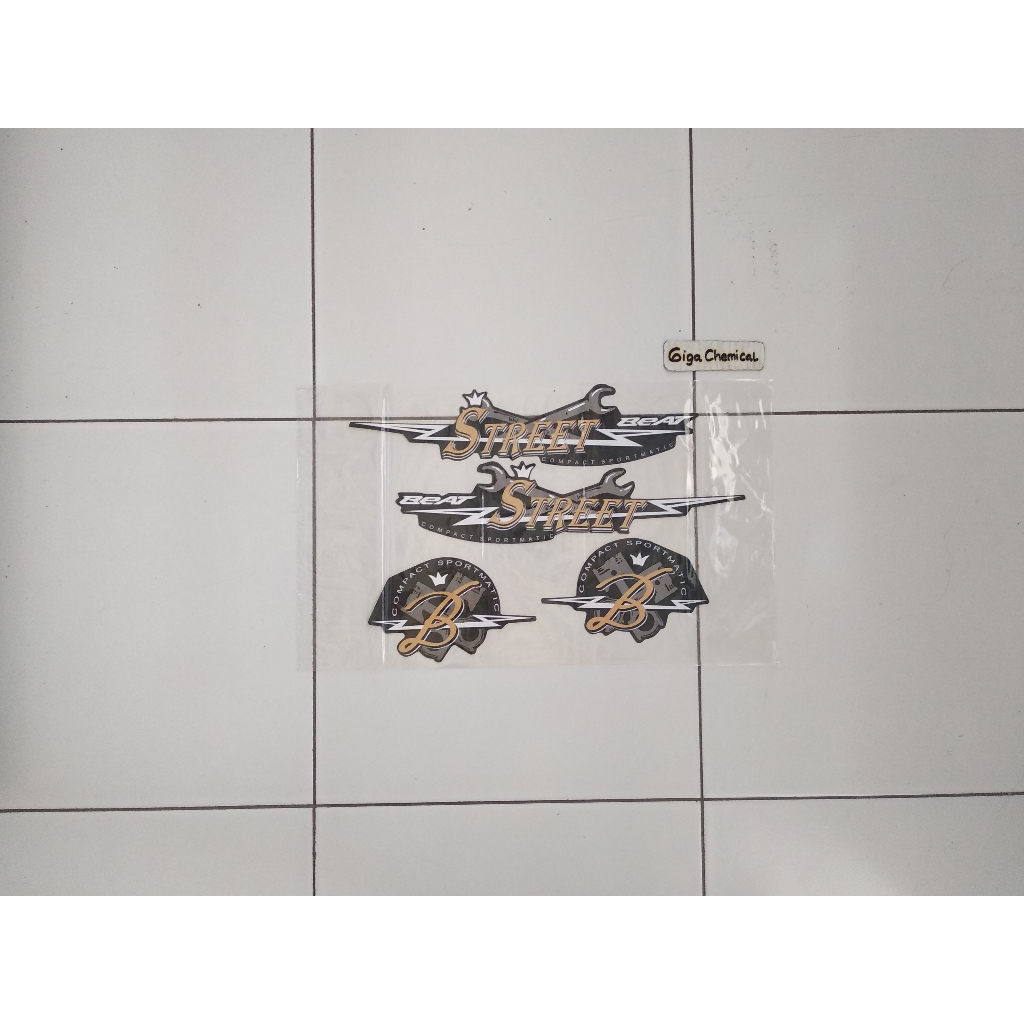Striping Sticker Lis Honda Beat Street 2020 2021 Hitam Original