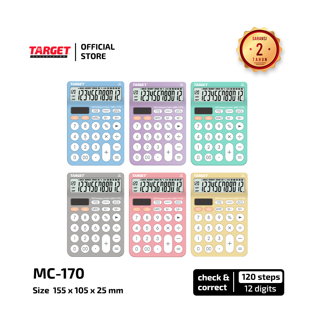 

Target MC-170 - Desktop Calculator - 12 digit