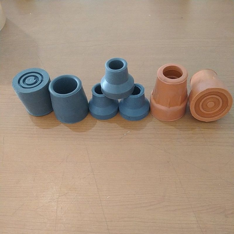 Karet tongkat walker/tongkat ketiak/tongkat kaki 3/4