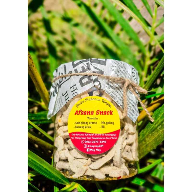 

[AFSANASNACK] Basreng Kriuk Topels 600 ml