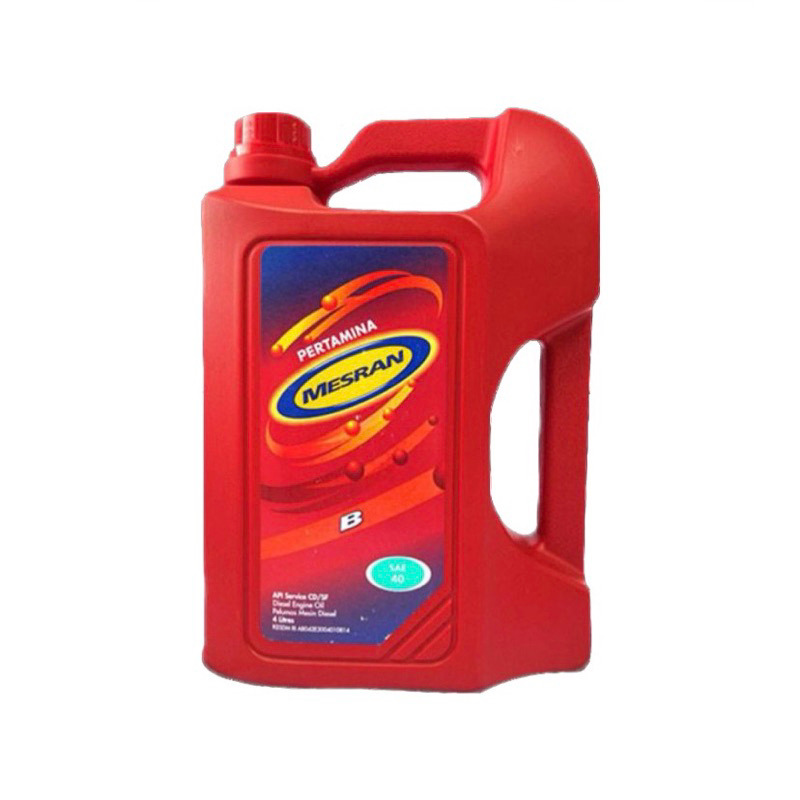 Oli Mesran B 40 4 liter 4lt Oli Pertamina Mesran B Sae 40 Api Service Cd-sf 4 Liter
