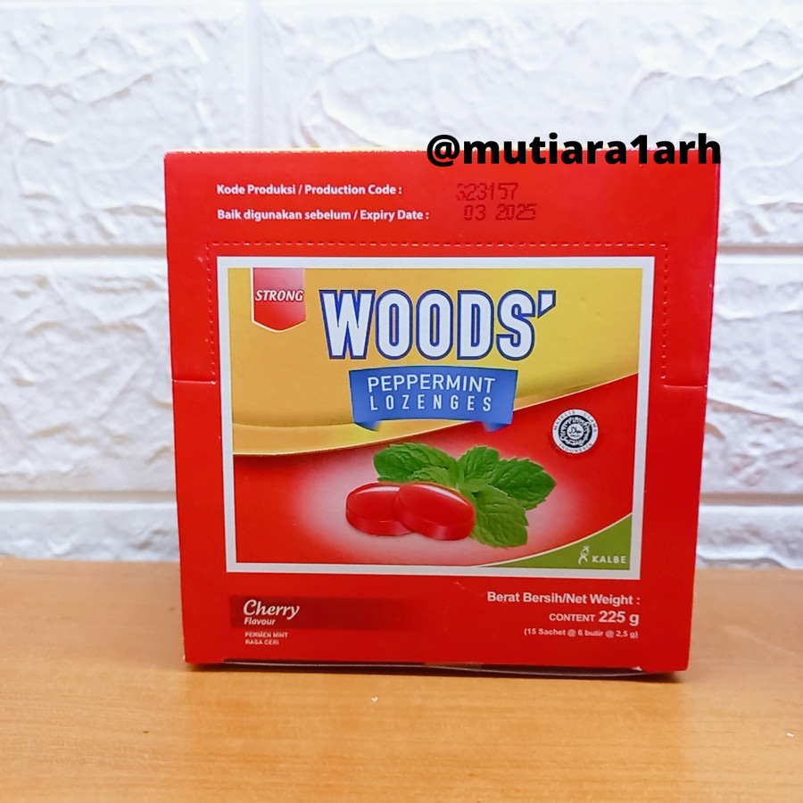 

WOODS PERMEN CHERRY BOX ISI 15 SACHET