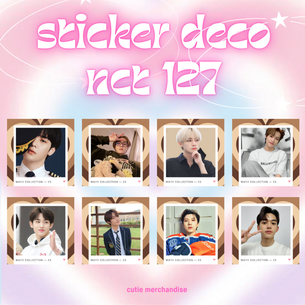 

[35 PCS] STICKER DECO NCT 127 ALA SELKOR // STICKER JOURNAL STICKER KPOP