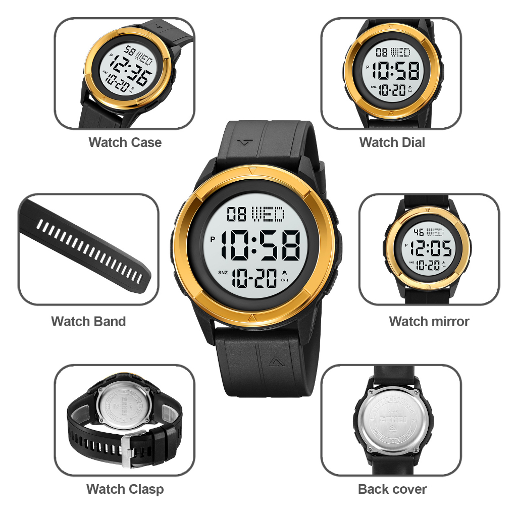 SKMEI 2047 Jam Tangan Pria Digital Sport Watch Anti Air 5 Bar MGOS-8