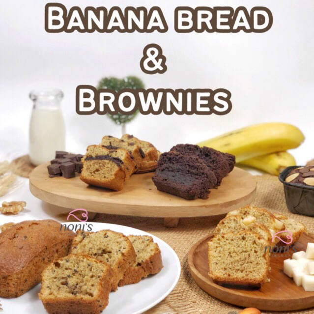 

Banana Bread dan Brownies Chocolate Sehat by Noni's Bakery - 80 gr