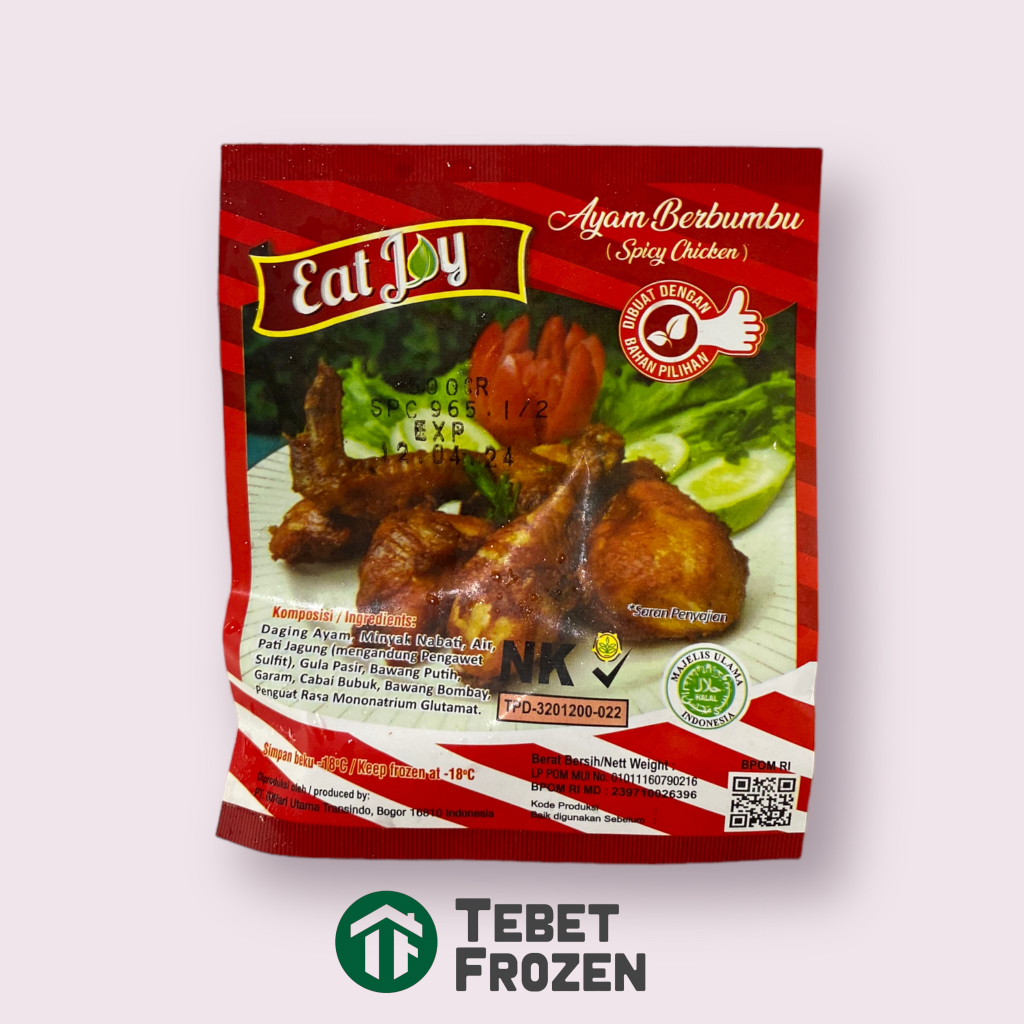 

EATJOY SPICY CHICKEN 500GR - TEBET FROZEN