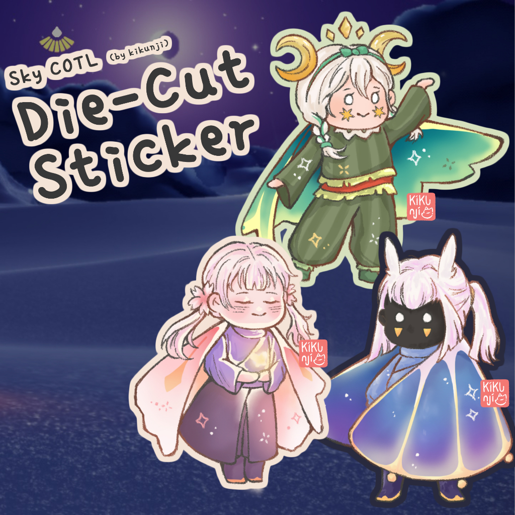 

kikunji | Sky Kids Cotl Children of the Light Die cut Sticker