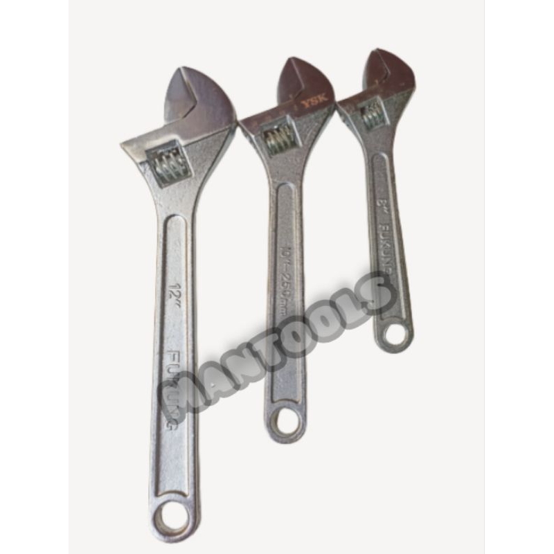 KUNCI INGGRIS WRENCH BAHCO YSK FUKUNG 10" 12" 8" INCHI