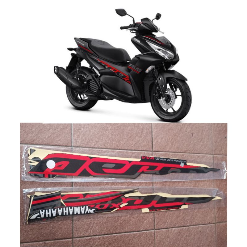 Sticker Striping Aerox 2022 Hitam
