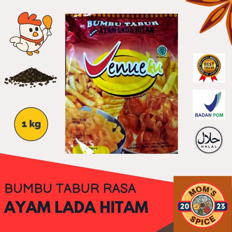 

BUMBU TABUR VENUS/VENUE/VENUEKU RASA AYAM LADA HITAM 1KG TERMURAH