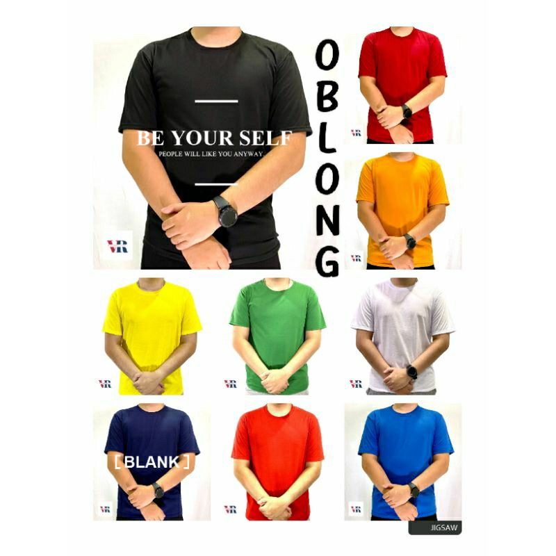KAOS PRIA POLOS OBLONG UNISEX/KAOS OBLONG POLOS DEWASA