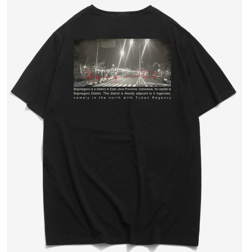 Kaos Bojonegoro Pride Tshirt Bojonegoro Local Pride