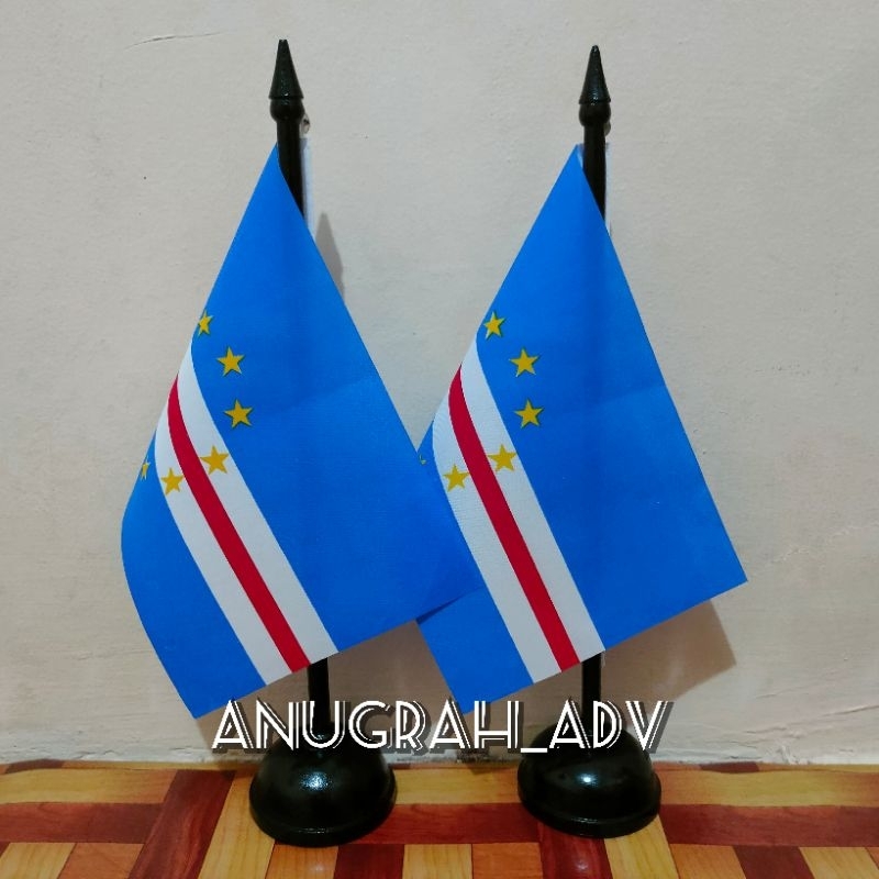 

tiang kayu bendera meja CAPE VERDE