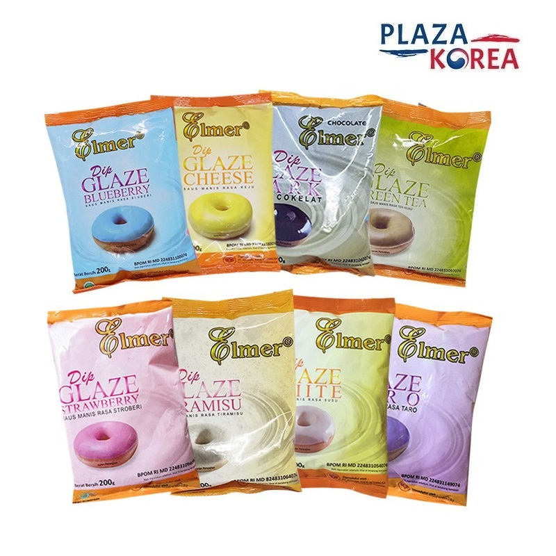 

ELMER DIP GLAZE 200 GR - SAUS CAIR TOPPING CELUPAN DONAT