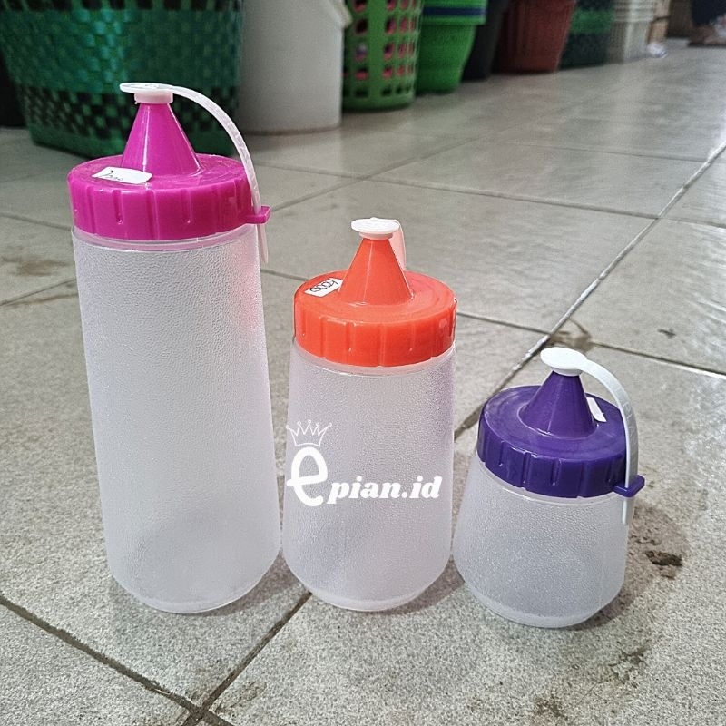 Botol Kecap Plastik/ Botol Saos Plastik 200 ML, 400 ML, 500 ML