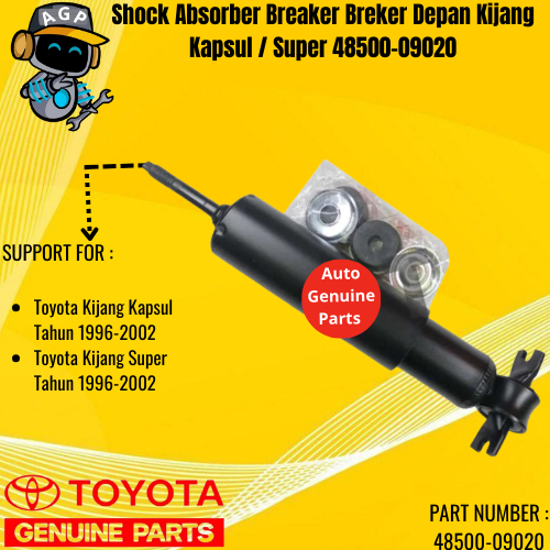 Shock Absorber Breaker Breker Depan Kijang Kapsul / Super 48500-09020 ORIGINAL