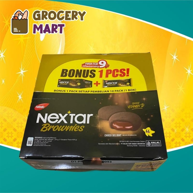 

Nextar Brownies Rasa Choco Delight 374gr -1BOX