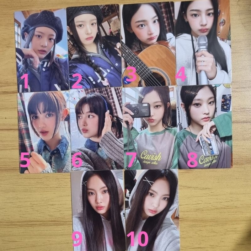 BUNNIES CAMP NEW JEANS OFFICIAL PHOTOCARD