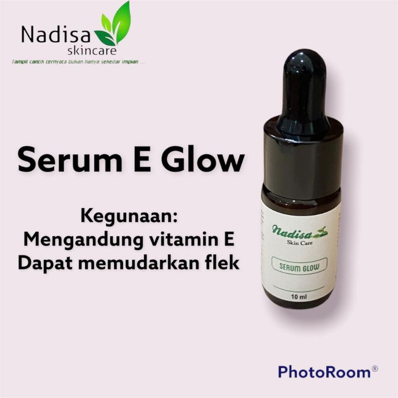 NADISA SKINCARE SERUM GLOW - 10 ML SERUM FLEK HITAM