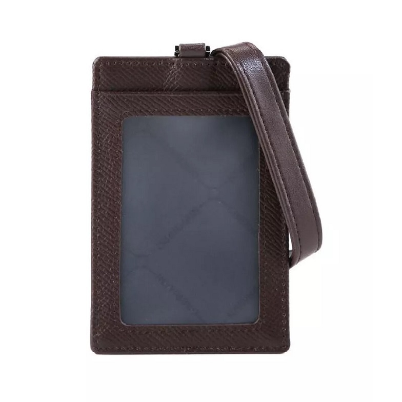 

OBERMAIN - W492 ID Tag Holder / KULIT ASLI - BROWN