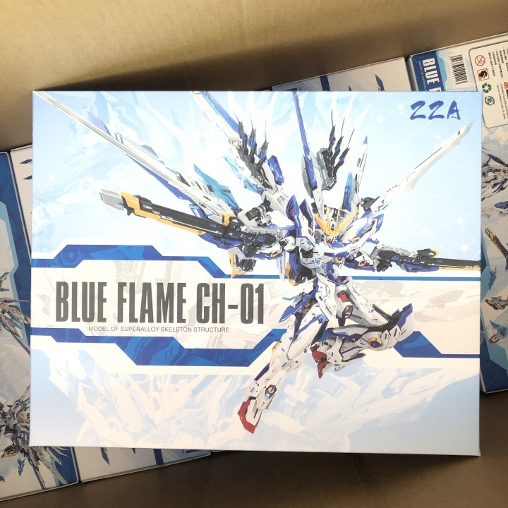 ZA Model ZA 08 MG 1/100 Blue Flame Mokit(Metal Frame)