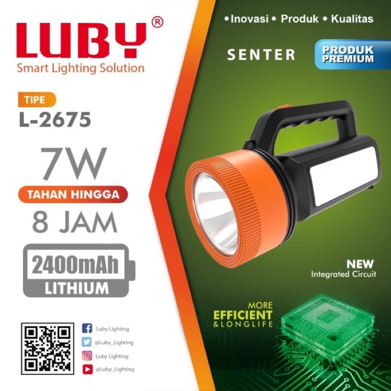 Senter Emergency LUBY L-2675 / 2675B / L2675B / L-2675B