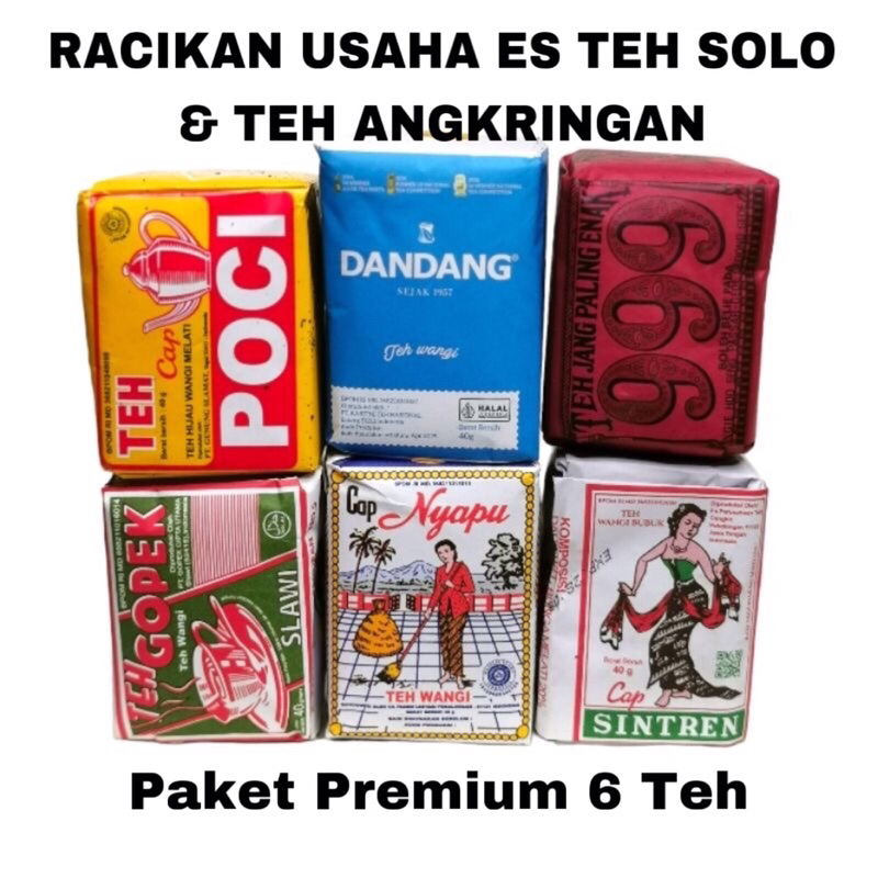 

Racikan Usaha Es Teh Solo Paket Premium 6 Teh