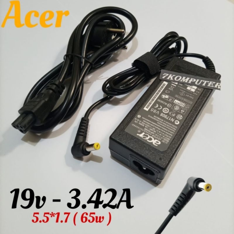 ADAPTOR CHARGER LAPTOP ACER ASPIRE 19V 3.42A BRAND NEW