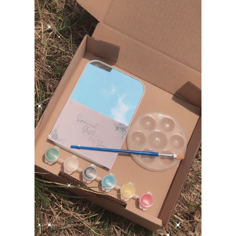 

HAMPERS MELUKIS KACA HIAS | HADIAH UNIK | PAINTING MIRROR