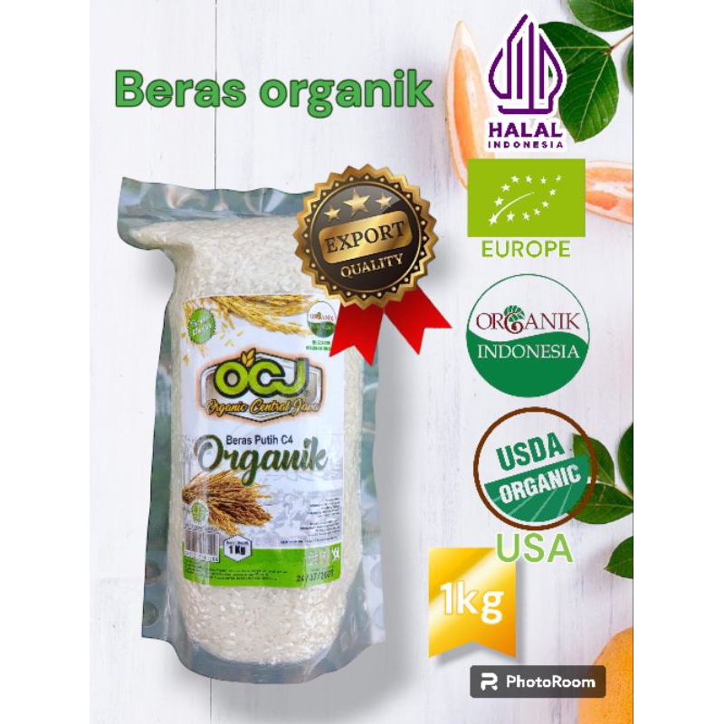 

SIAPKIRIM Beras organik putih 1kg beras OCJ organic central java asli READY STOCK