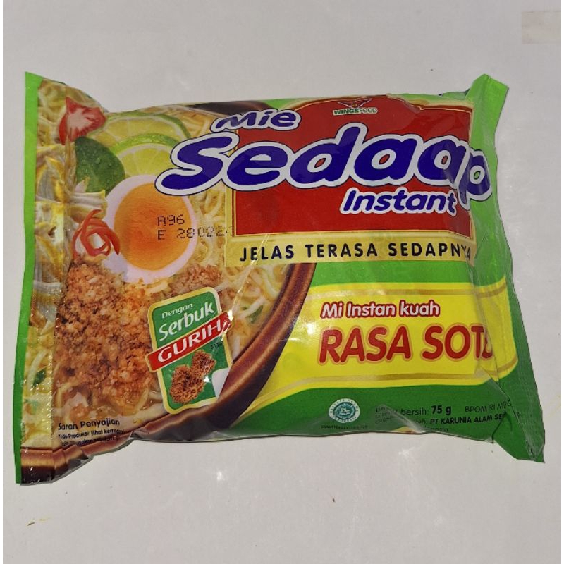 

MIE SEDAAP KUAH SOTO