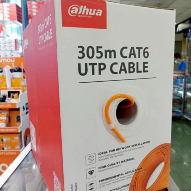 Kabelan UTP cat6 Dahua 305 Meter