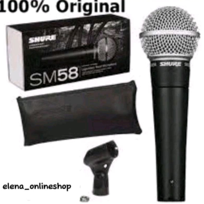 Mic Shure SM 58/SM58/SM-58 (100% Original) Garansi Resmi